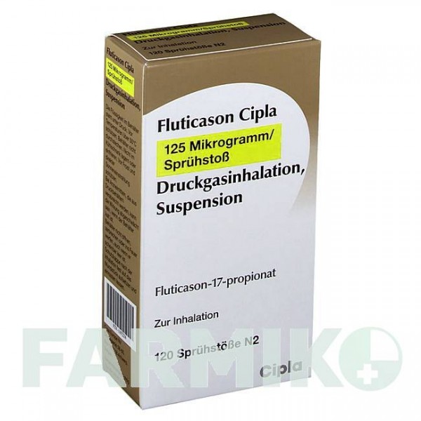 ФЛУТИКАЗОН (FLUTICASON) 125 мкг 120 доз аэрозоль 1 шт - Флутиказон CIPLA