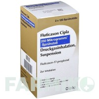 ФЛУТИКАЗОН (FLUTICASON) 250 мкг 120 доз аэрозоль 2 шт - Флутиказон CIPLA