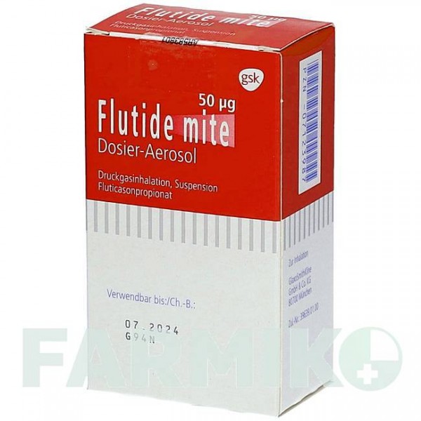 ФЛУТИД (FLUTIDE) 120 доз аэрозоль 1 шт - Флутиказон GLAXOSMITHKLINE