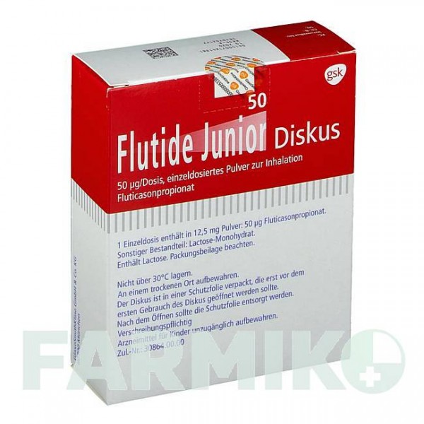 ФЛУТИД (FLUTIDE) 50 мкг порошок 60 шт - Флутиказон GLAXOSMITHKLINE