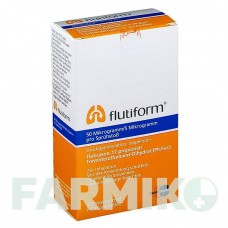 ФЛУТИФОРМ (FLUTIFORM) 50 мкг/5 мкг 120 доз аэрозоль 1 шт - Формотерол, Флутиказон MUNDIPHARMA