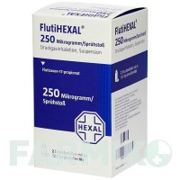 ФЛУТИГЕКСАЛ (FLUTIHEXAL) 250 мкг 120 доз аерозоль 1 шт - Флутиказон HEXAL