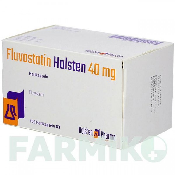 ФЛУВАСТАТИН (FLUVASTATIN) 40 мг капсулы 50 шт - Флувастатин HOLSTEN PHARMA