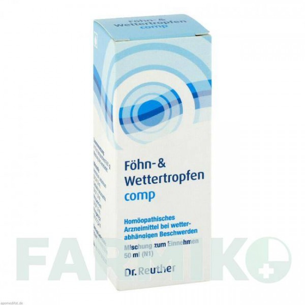 ФЁН ВЕТТЕРТРОПФЕН (FoHN WETTERTROPFEN) капли 50 мл - Гомеопатия MARIEN-APOTHEKE