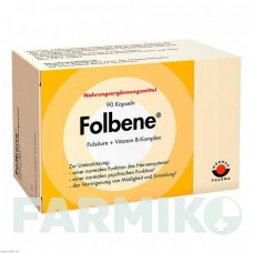 ФОЛБЕН (FOLBENE) капсули 90 шт - Активні речовини WORWAG PHARMA