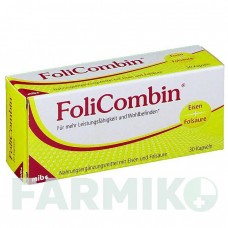 ФОЛИКОМБИН (FOLICOMBIN) капсулы 30 шт - Активные вещества MIBE