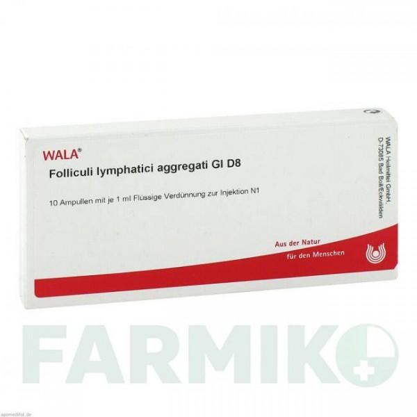 ФОЛІКУЛИ ЛІМФАТИЦІ (FOLLICULI LYMPHATICI) D 8 ампули 10x1 мл - Гомеопатія WALA HEILMITTEL