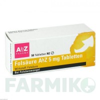 ФОЛСАУР (FOLSAURE) 5 мг таблетки 50 шт - Фолієва кислота ABZ PHARMA