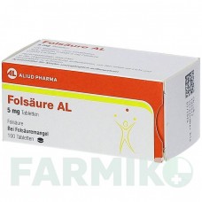 ФОЛСАУР (FOLSAURE) 5 мг таблетки 100 шт - Фолиевая кислота ALIUD PHARMA