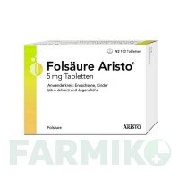 ФОЛСАУР (FOLSAURE) 5 мг таблетки 100 шт - Фолиевая кислота ARISTO PHARMA