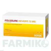 ФОЛСАУР (FOLSAURE) 5 мг ампули 100 шт - Фолієва кислота HEVERT