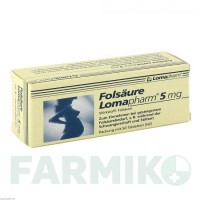 ФОЛСАУР (FOLSAURE) 5 мг таблетки 50 шт - Фолієва кислота LOMAPHARM