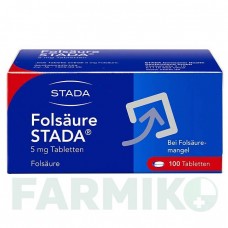 ФОЛСАУР (FOLSAURE) 5 мг таблетки 100 шт - Фолієва кислота STADA