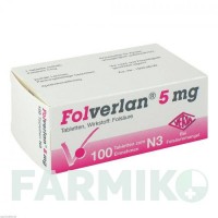 ФОЛВЕРЛАН (FOLVERLAN) 5 мг таблетки 100 шт - Фолиевая кислота VERLA-PHARM