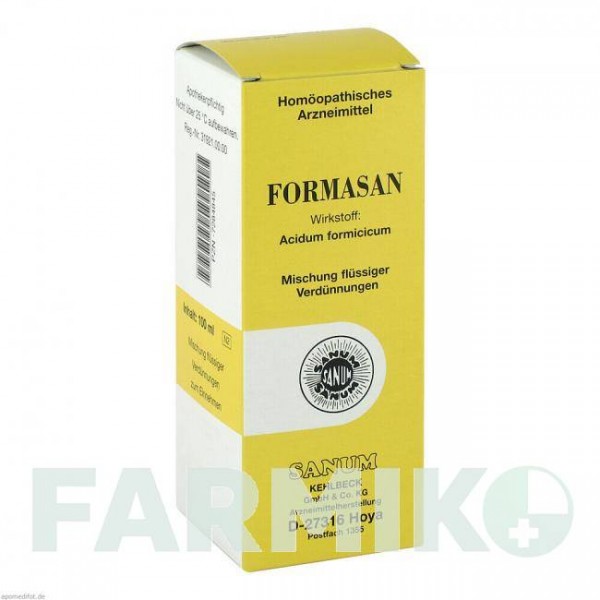 ФОРМАСАН (FORMASAN) капли 100 мл - Гомеопатия SANUM-KEHLBECK
