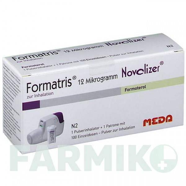 ФОРМАТРІС (FORMATRIS) 12 мкг 1 х 100 доз порошок 1 шт - Формотерол MEDA PHARMA