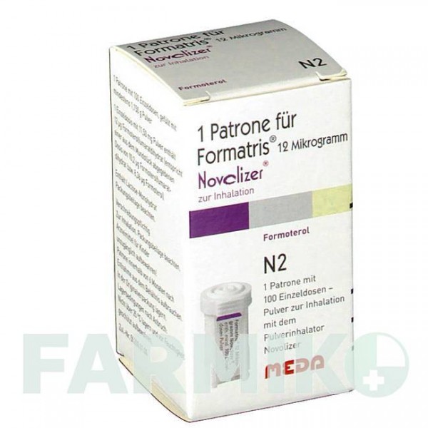 ФОРМАТРИС (FORMATRIS) 12 мкг 1 х 100 доз порошок 1 шт - Формотерол MEDA PHARMA