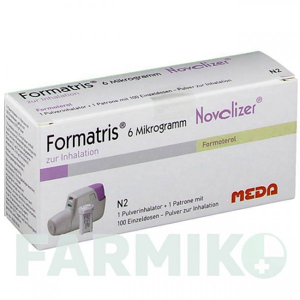 ФОРМАТРІС (FORMATRIS) 6 мкг 1 х 100 доз порошок 1 шт - Формотерол MEDA PHARMA