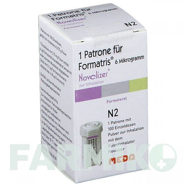 ФОРМАТРИС (FORMATRIS) 6 мкг 1 х 100 доз порошок 1 шт - Формотерол MEDA PHARMA
