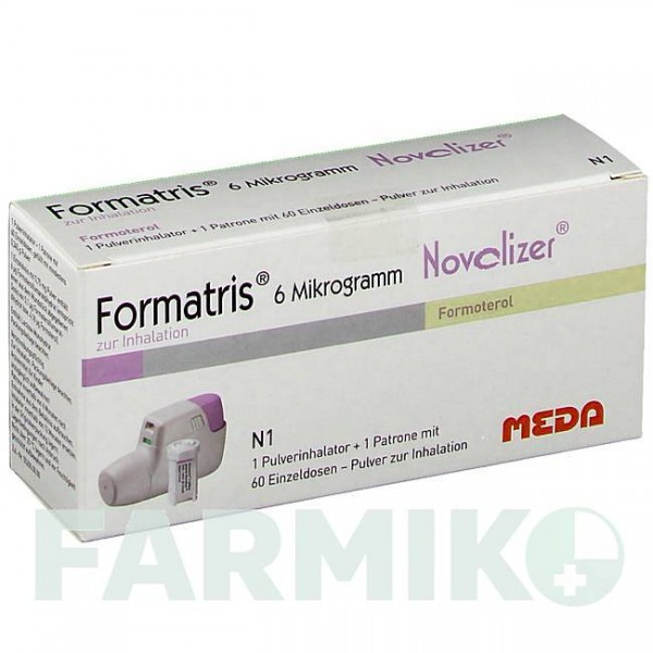 ФОРМАТРІС (FORMATRIS) 6 мкг 1 х 60 доз порошок 1 шт - Формотерол MEDA PHARMA
