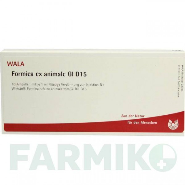 ФОРМІКА (FORMICA) D 15 ампули 10x1 мл - Гомеопатія WALA HEILMITTEL