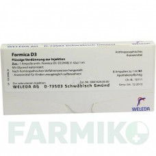 ФОРМИКА (FORMICA) D 3 ампулы 8x1 мл - Гомеопатия WELEDA