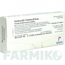 ФОРМИКА (FORMICA) D 3 ампулы 8x1 мл - Гомеопатия WELEDA