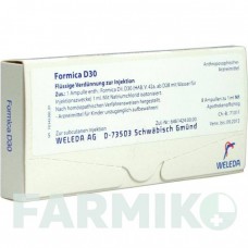 ФОРМИКА (FORMICA) D 30 ампулы 8x1 мл - Гомеопатия WELEDA