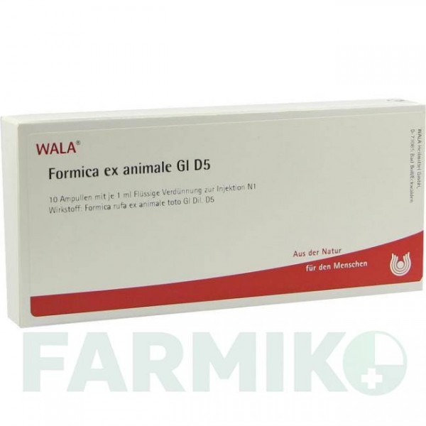 ФОРМІКА (FORMICA) D 5 ампули 10x1 мл - Гомеопатія WALA HEILMITTEL
