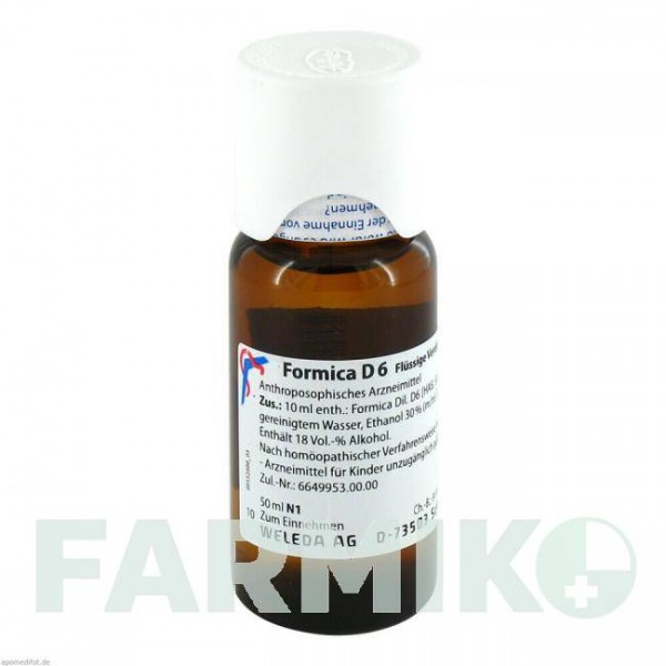 ФОРМІКА (FORMICA) D 6 розчин 50 мл - Гомеопатія WELEDA