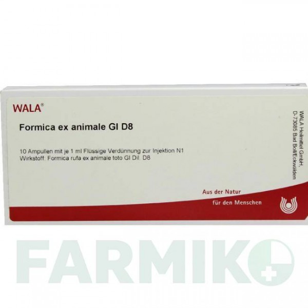 ФОРМІКА (FORMICA) D 8 ампули 10x1 мл - Гомеопатія WALA HEILMITTEL