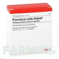 ФОРМИКА РУФА (FORMICA RUFA) ампулы 10 шт - Гомеопатия BIOLOGISCHE HEILMITTEL HEEL