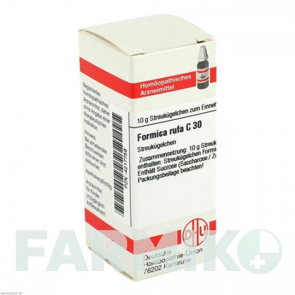 ФОРМИКА РУФА (FORMICA RUFA) C 30 глобули 10 г - Гомеопатия DHU