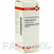 ФОРМИКА РУФА (FORMICA RUFA) D 12 раствор 20 мл - Гомеопатия DHU