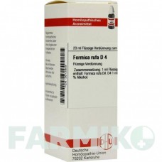 ФОРМИКА РУФА (FORMICA RUFA) D 4 раствор 20 мл - Гомеопатия DHU