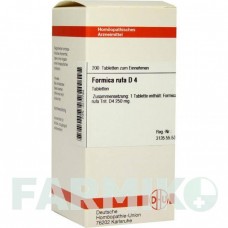 ФОРМИКА РУФА (FORMICA RUFA) D 4 таблетки 200 шт - Гомеопатия DHU