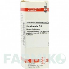 ФОРМИКА РУФА (FORMICA RUFA) D 6 раствор 20 мл - Гомеопатия DHU