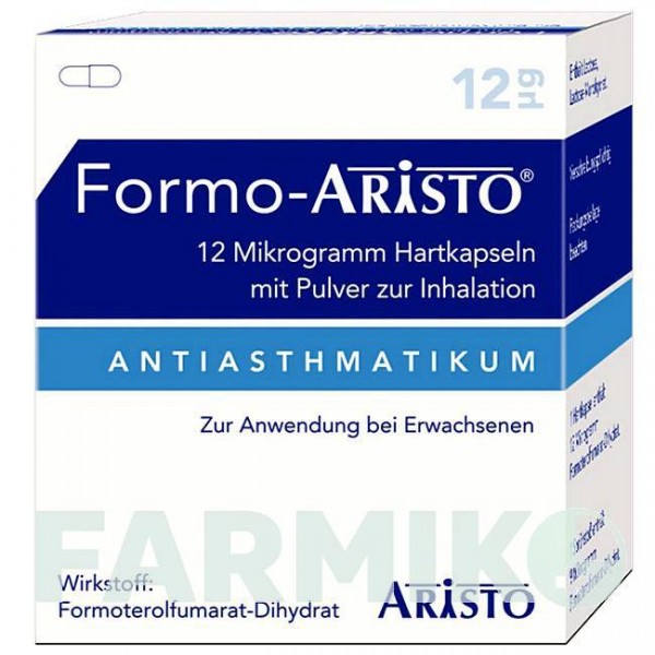 ФОРМО (FORMO) 12 мкг капсулы 180 шт - Формотерол ARISTO PHARMA