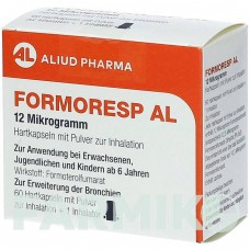 ФОРМОРЕСП (FORMORESP) 12 мкг капсули 60 шт - Формотерол ALIUD PHARMA
