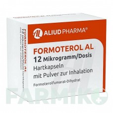 ФОРМОТЕРОЛ (FORMOTEROL) 12 мкг/доза капсулы 3x60 шт - Формотерол ALIUD PHARMA