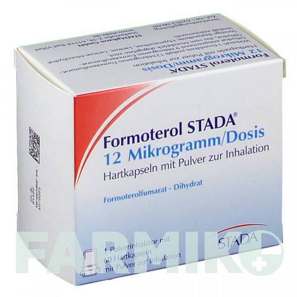 ФОРМОТЕРОЛ (FORMOTEROL) 12 мкг капсули 60 шт - Формотерол STADAPHARM