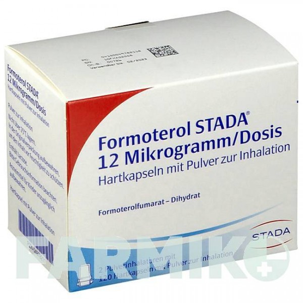 ФОРМОТЕРОЛ (FORMOTEROL) 12 мкг капсулы 2x60 шт - Формотерол STADAPHARM