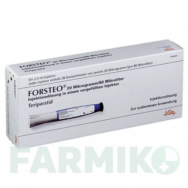 ФОРСТЕО (FORSTEO) 20 мкг/80 мкл раствор 1 шт - Терипаратид LILLY