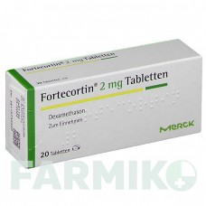 ФОРТЕКОРТИН (FORTECORTIN) 2 мг таблетки 20 шт - Дексаметазон MERCK HEALTHCARE