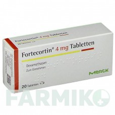 ФОРТЕКОРТИН (FORTECORTIN) 4 мг таблетки 20 шт - Дексаметазон MERCK HEALTHCARE