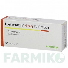 ФОРТЕКОРТИН (FORTECORTIN) 4 мг таблетки 100 шт - Дексаметазон MERCK HEALTHCARE