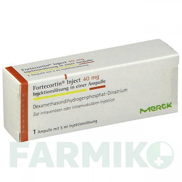 ФОРТЕКОРТИН (FORTECORTIN) 40 мг ампулы 1 шт - Дексаметазон MERCK HEALTHCARE