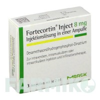 ФОРТЕКОРТИН (FORTECORTIN) 8 мг ампули 3 шт - Дексаметазон MERCK HEALTHCARE