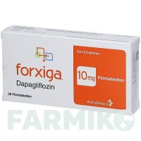 ФОРКСІГА (FORXIGA) 10 мг таблетки 28 шт - Дапагліфлозин ABACUS MEDICINE
