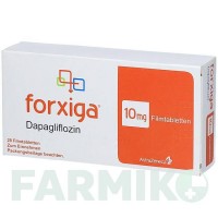 ФОРКСІГА (FORXIGA) 10 мг таблетки 28 шт - Дапагліфлозин AXICORP PHARMA